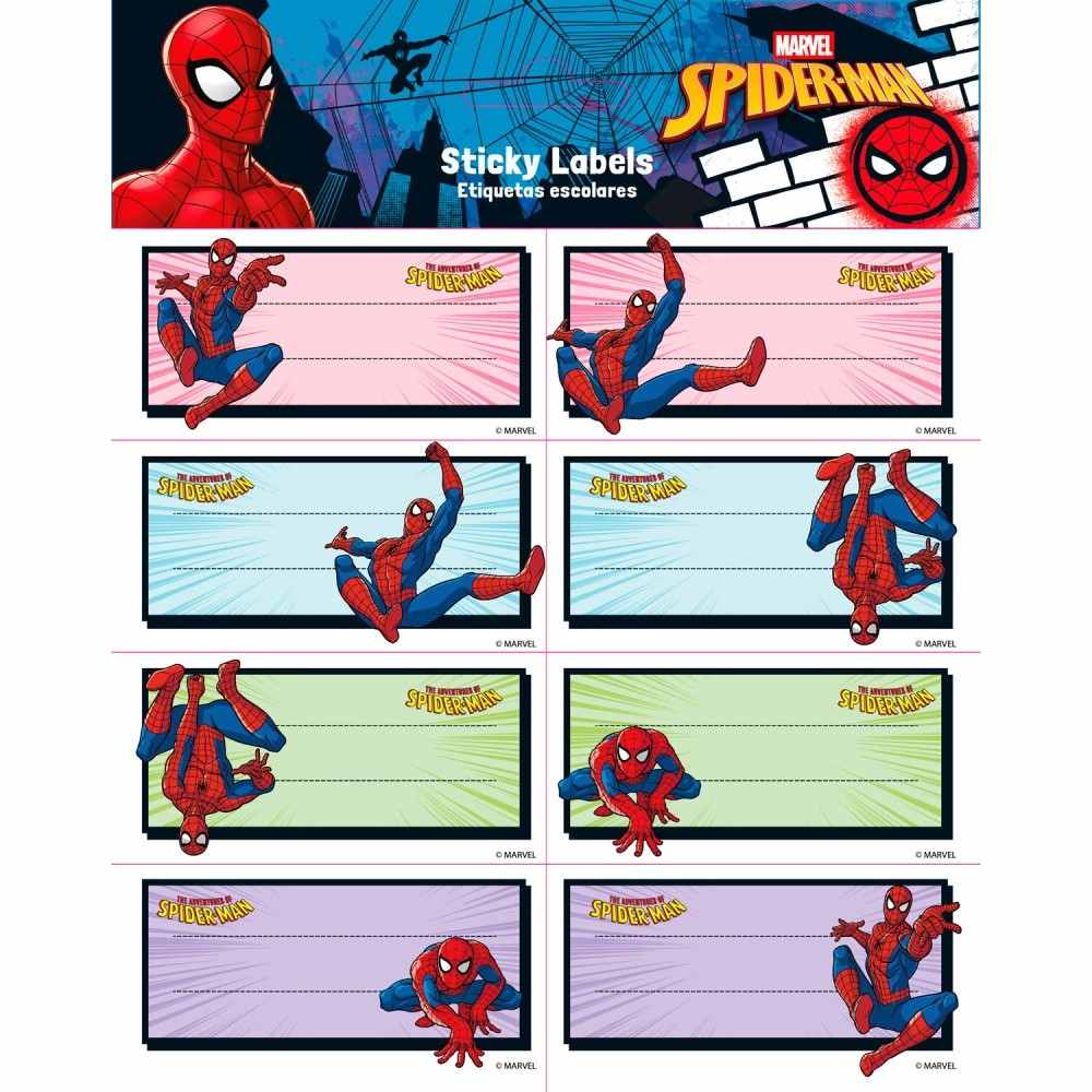 Grupo Erik Marvel SpiderMan - SelfAdhesive Adhesive labels - Multicolours